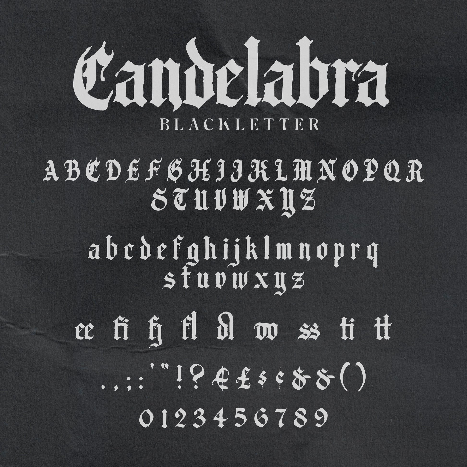 Gothic Candelabra Kit