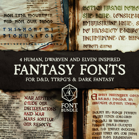 Fantasy Font Bundle