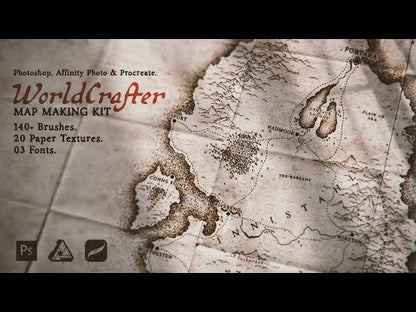 Worldcrafter Fantasy Map Making Kit